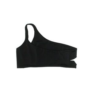 Joues de sable Revolve Emmy Black One-Shoulder bikini top XL bathing suit swim